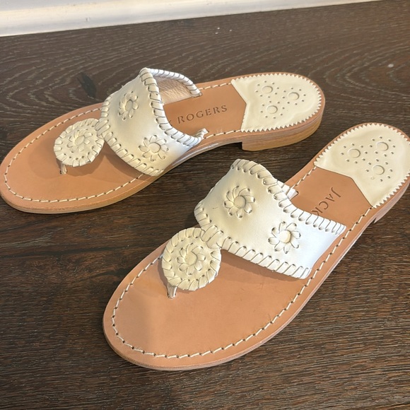 NWOT Jack Rogers White Sandals, 8 - Picture 4 of 5